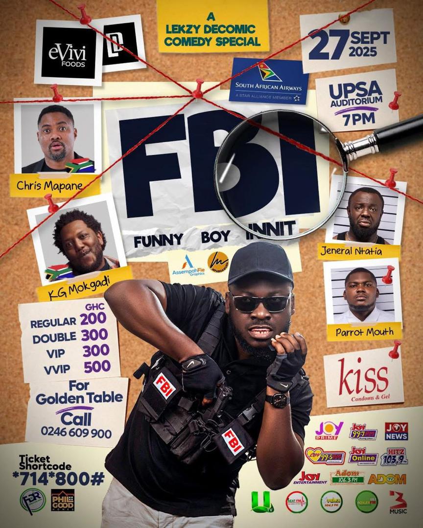 Lekzy DeComic To Host South African Comedy Heavyweights at “Funny Boy Innit” This September