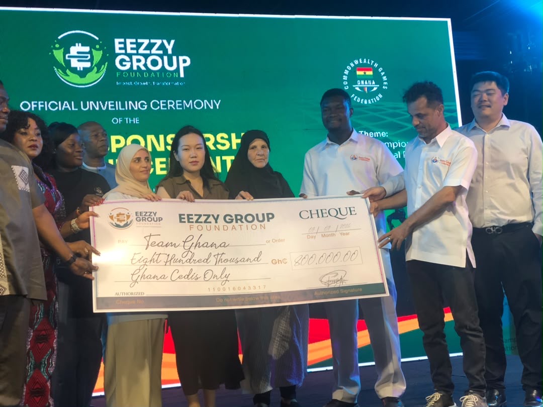 EEZZY GROUP FOUNDATION OFFERS GHC800,000 DONATION TO SUPPORT TEAM GHANA AHEAD OF COMMONWEALTH GAMES IN GLASGOW